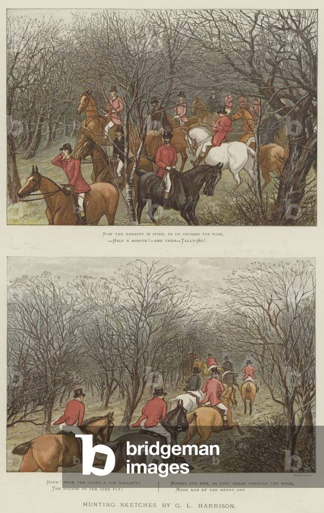 Hunting Sketches (chromolitho)