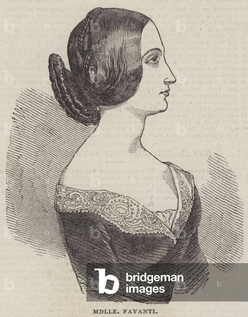Mademoiselle Favanti (engraving)