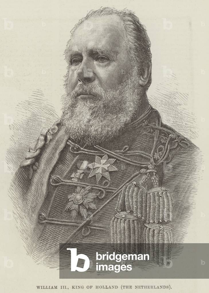 William III, King of Holland, the Netherlands (engraving)