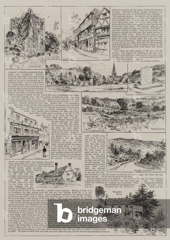 To Portsmouth with Nicholas Nickleby and Smike (engraving)