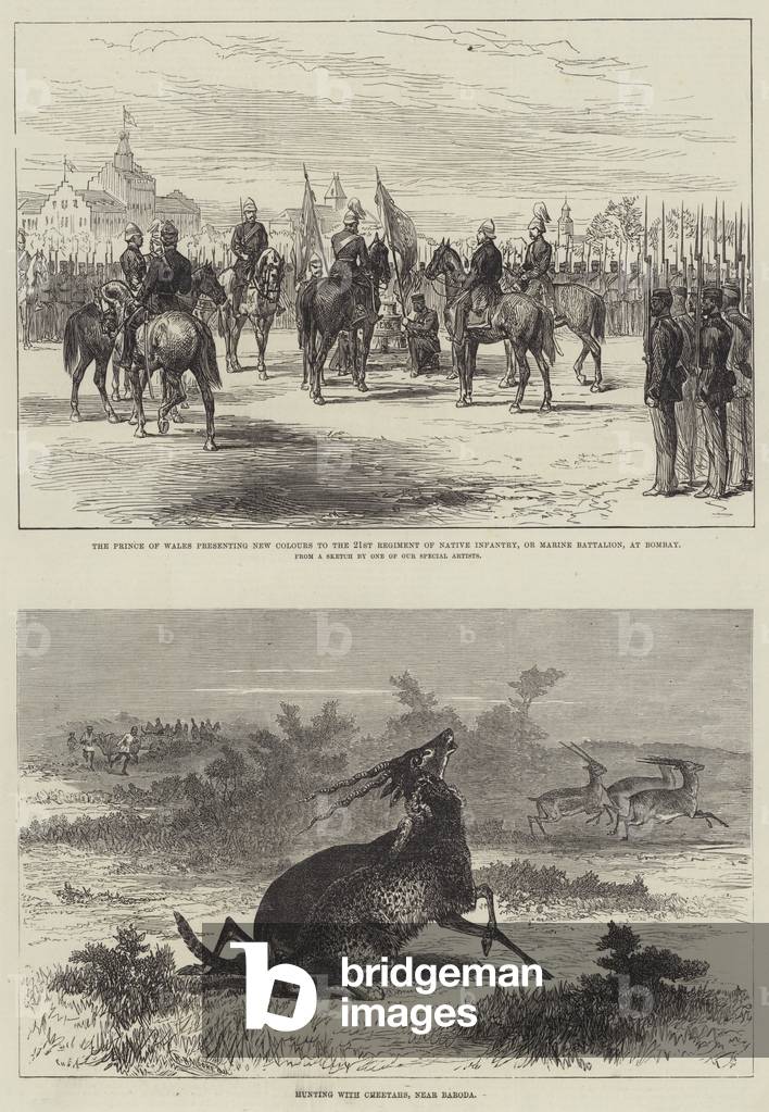 Royal Visit to India (engraving)