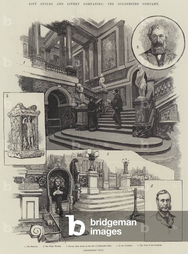 City Guilds and Livery Companies, the Goldsmiths' Company (engraving)