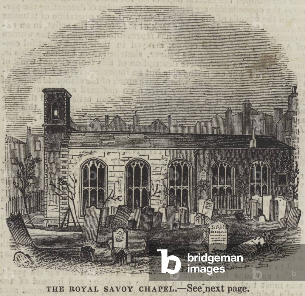 The Royal Savoy Chapel (engraving)