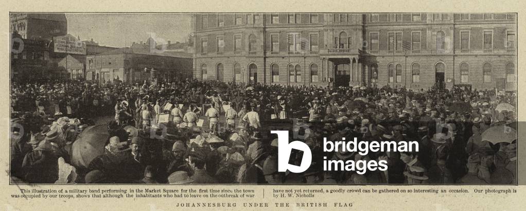 Johannesburg under the British Flag (engraving)
