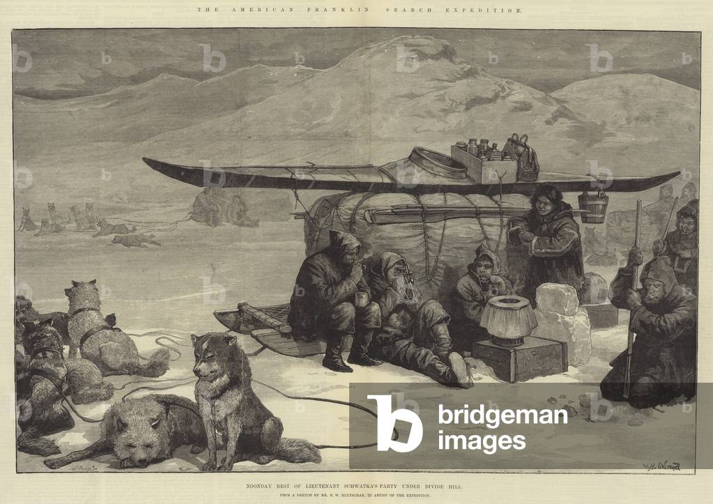 The American Franklin Search Expedition (engraving)