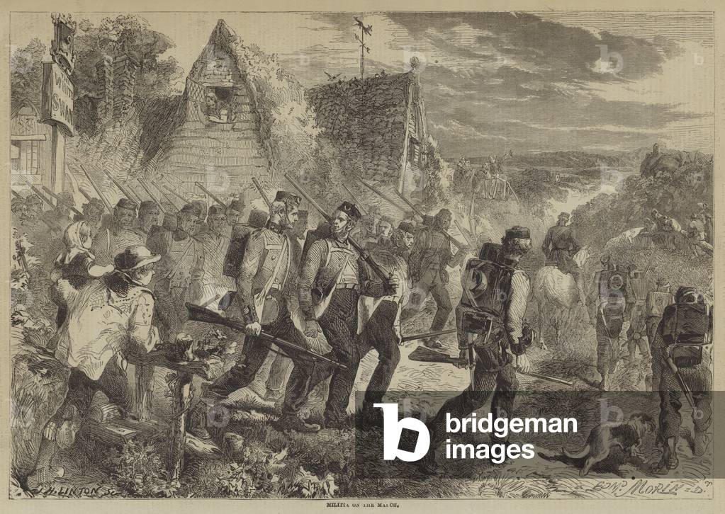 Militia on the March (engraving)