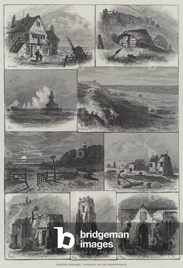 Rambling Sketches, Lowestoft and its Neighbourhood (engraving)