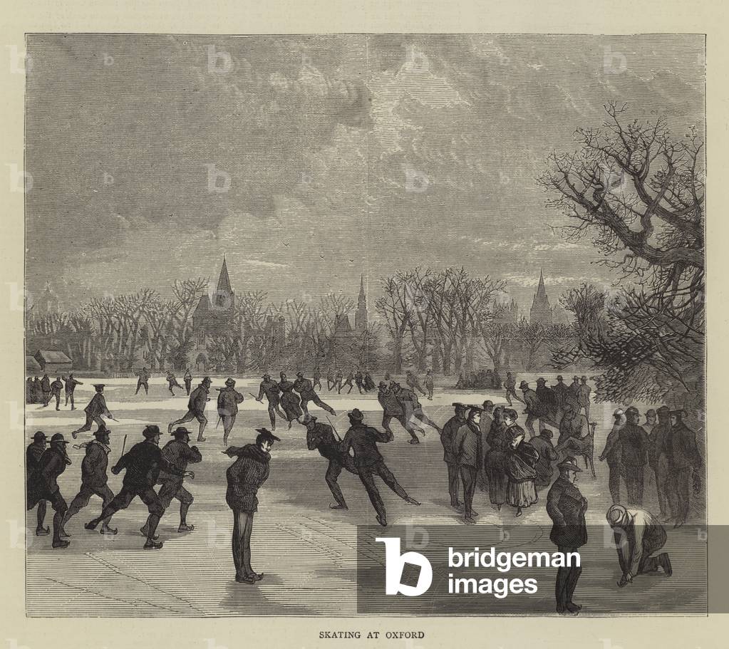 Skating at Oxford (engraving)