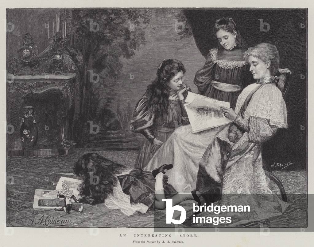 An Interesting Story (engraving)