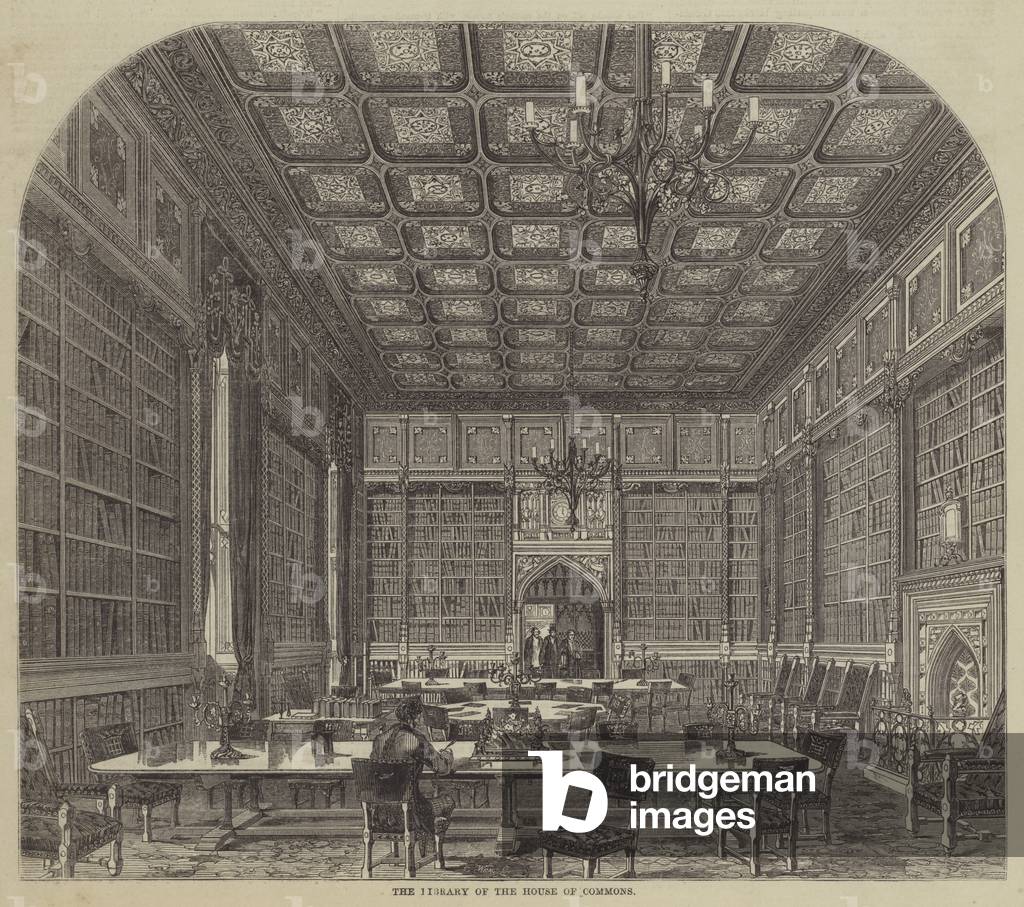 The Library of the House of Commons (engraving)