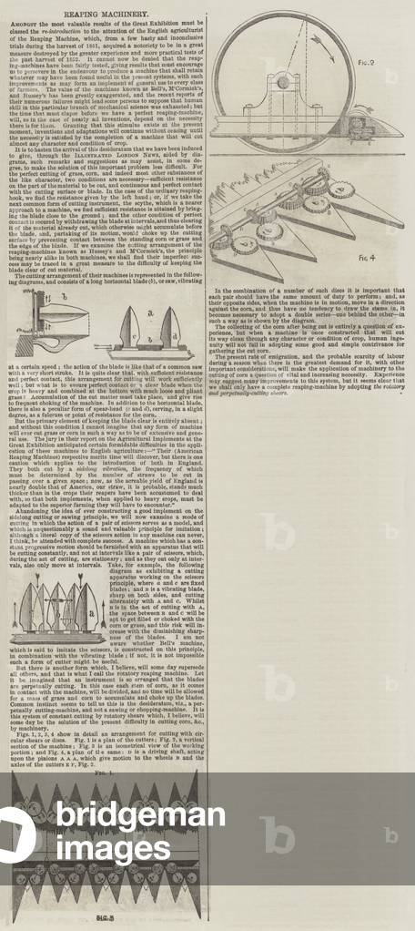 Reaping Machinery (engraving)
