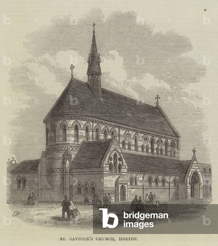 St Saviour's Church, Hoxton (engraving)