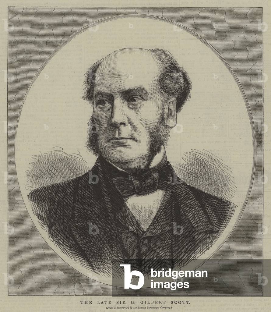 The Late Sir G Gilbert Scott (engraving)