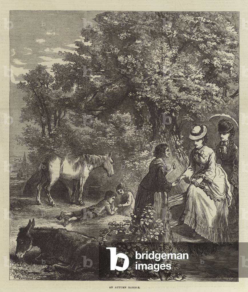 An Autumn Ramble (engraving)