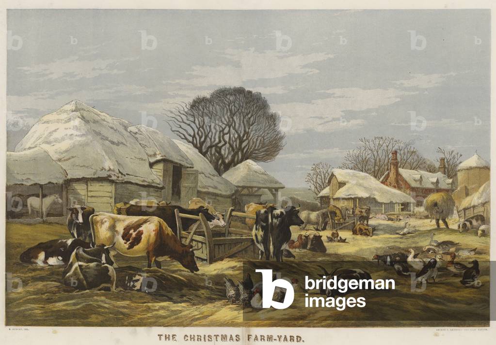 The Christmas Farm-Yard (chromolitho)