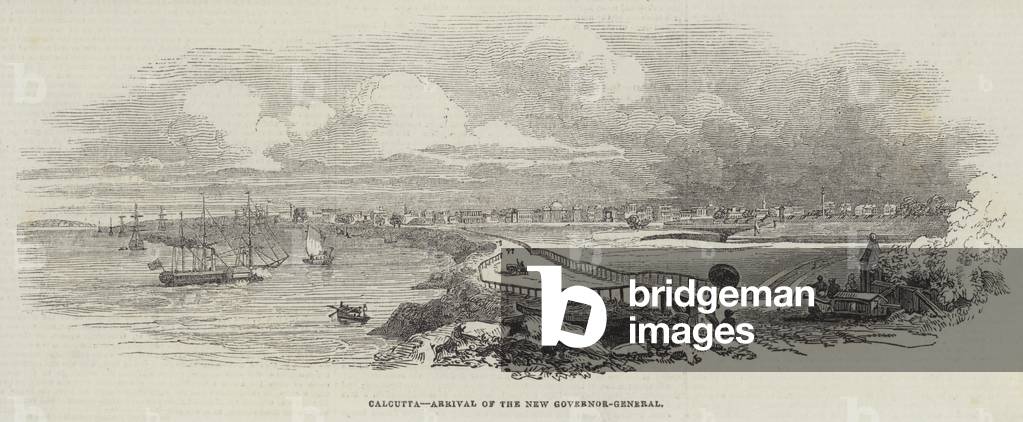 Calcutta, Arrival of the New Governor-General (engraving)