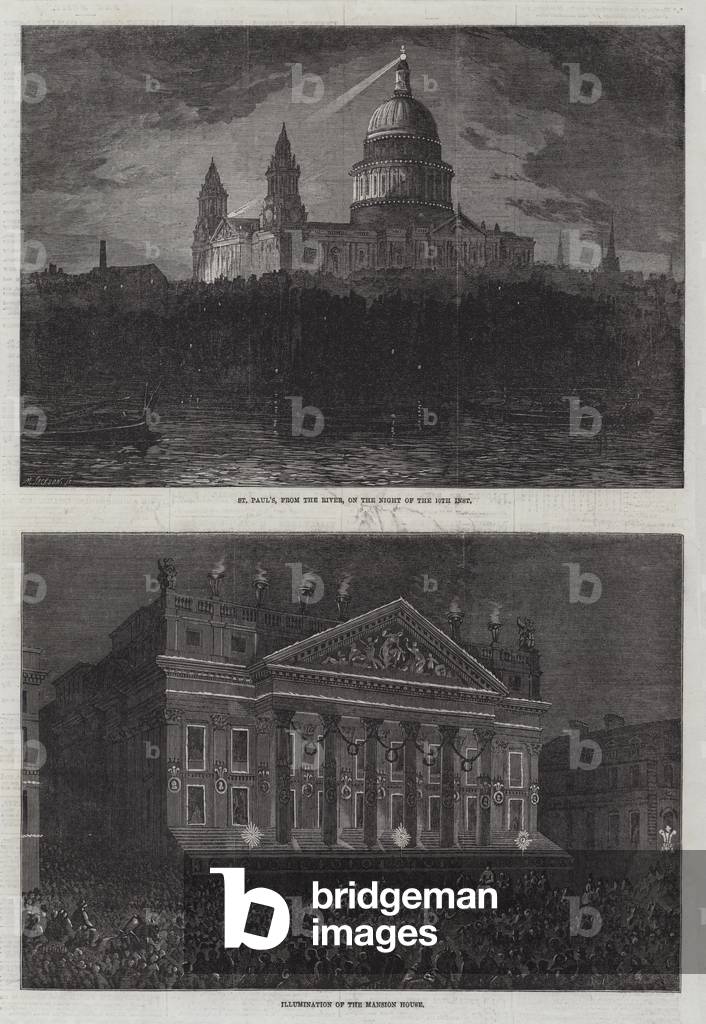 Wedding of the Prince of Wales and Alexandra of Denmark (engraving)