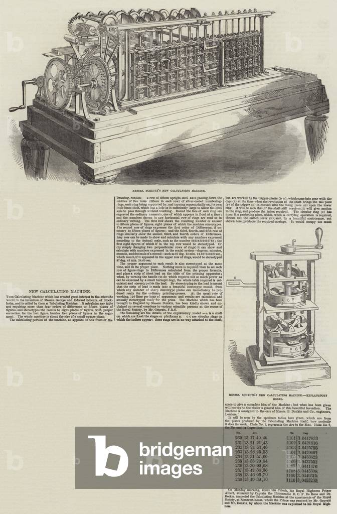 New Calculating Machine (engraving)