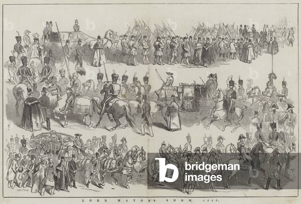 Lord Mayor's Show, 1845 (engraving)