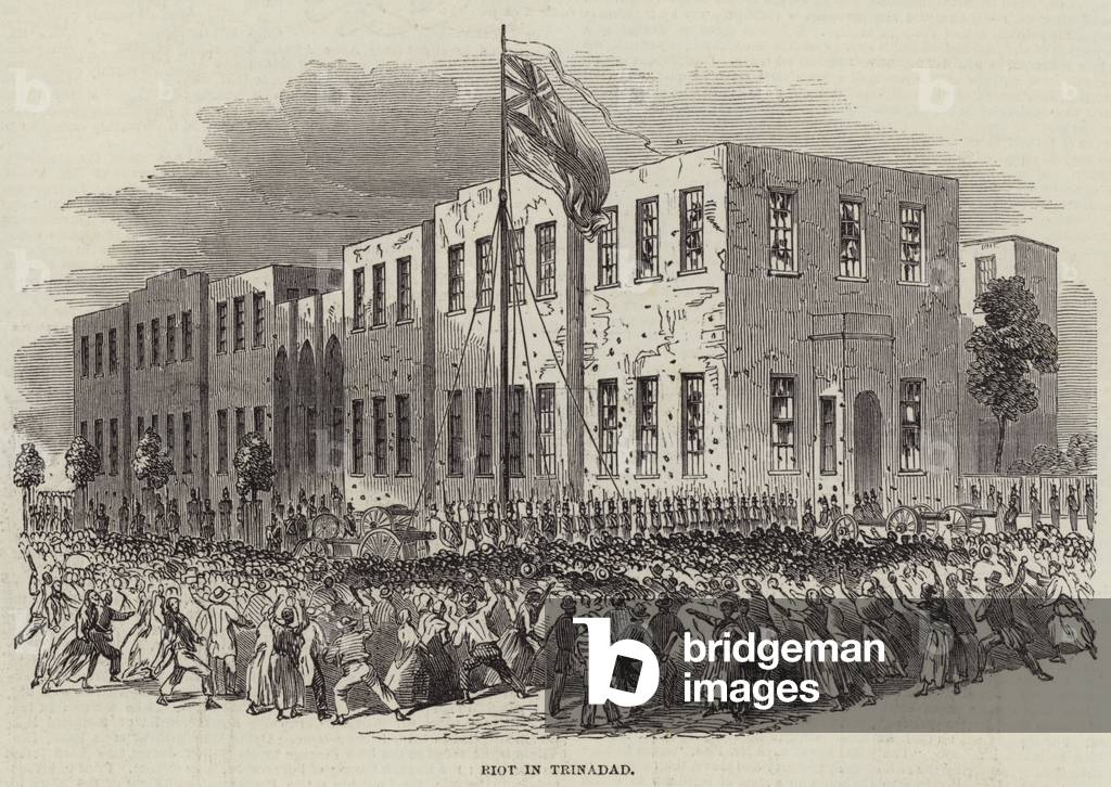 Riot in Trinidad (engraving)