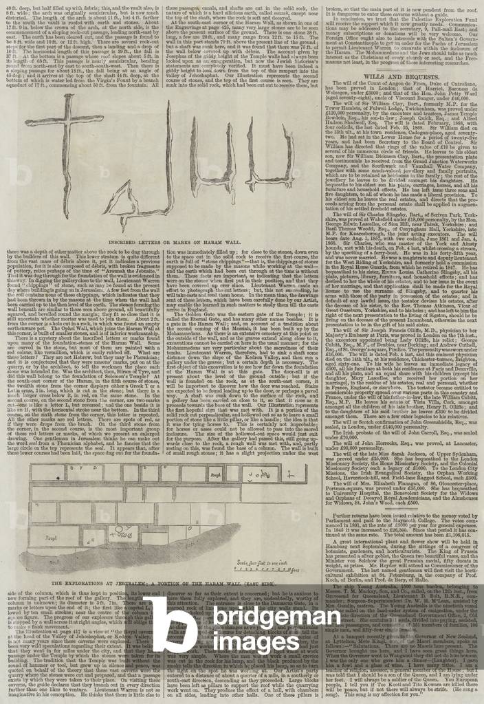 The Explorations at Jerusalem (engraving)