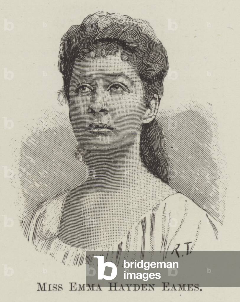Miss Emma Hayden Eames (engraving)