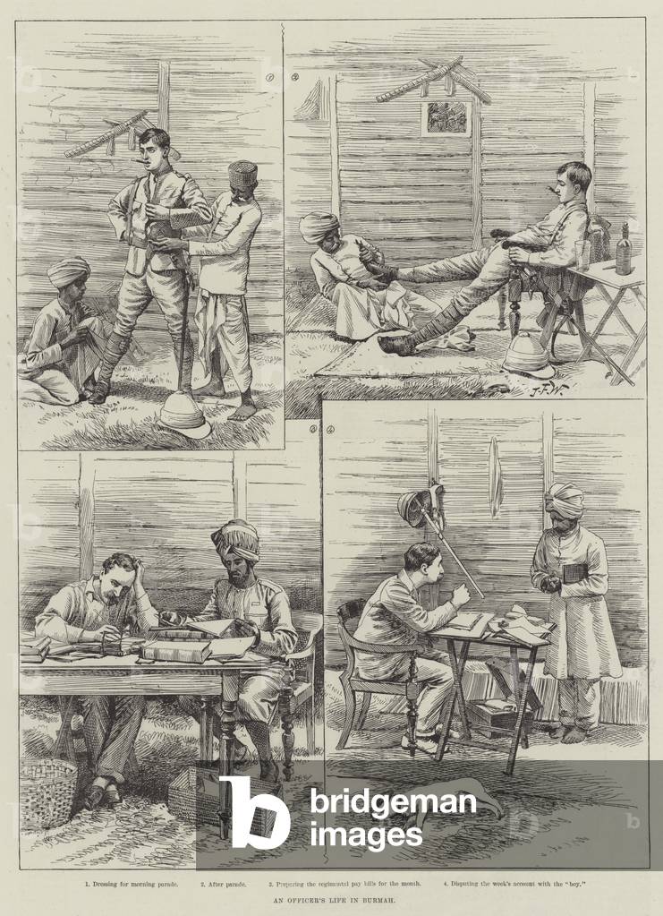 An Officer's Life in Burmah (engraving)
