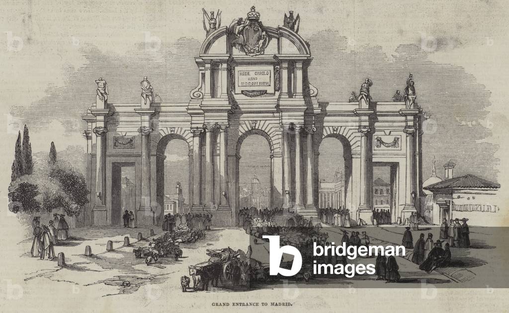 Grand Entrance to Madrid (engraving)