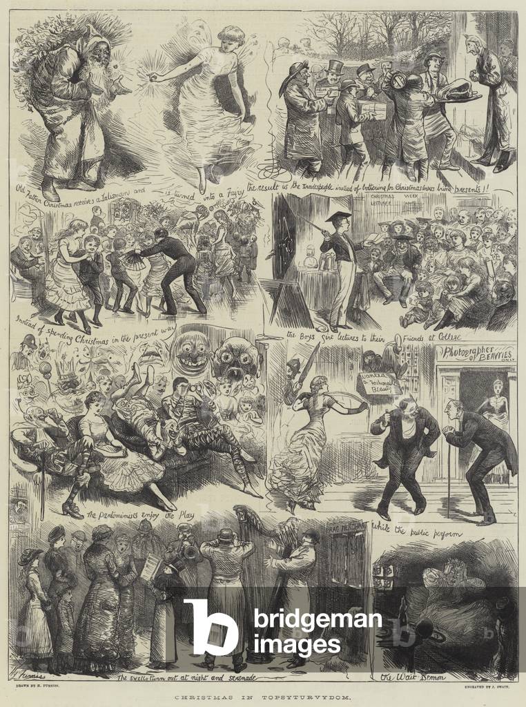Christmas in Topsyturvydom (engraving)