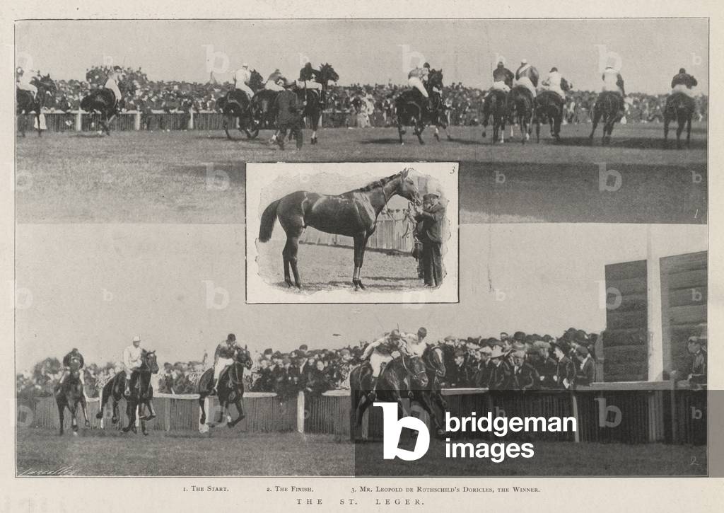 The St Leger (b/w photo)