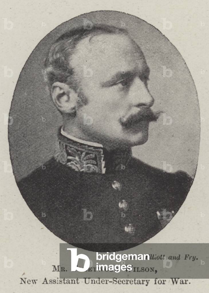 Mr Fleetwood Wilson, New Assistant Under-Secretary for War (b/w photo)