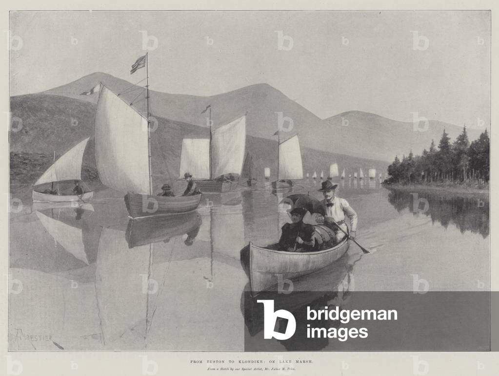 From Euston to Klondike, on Lake Marsh (litho)