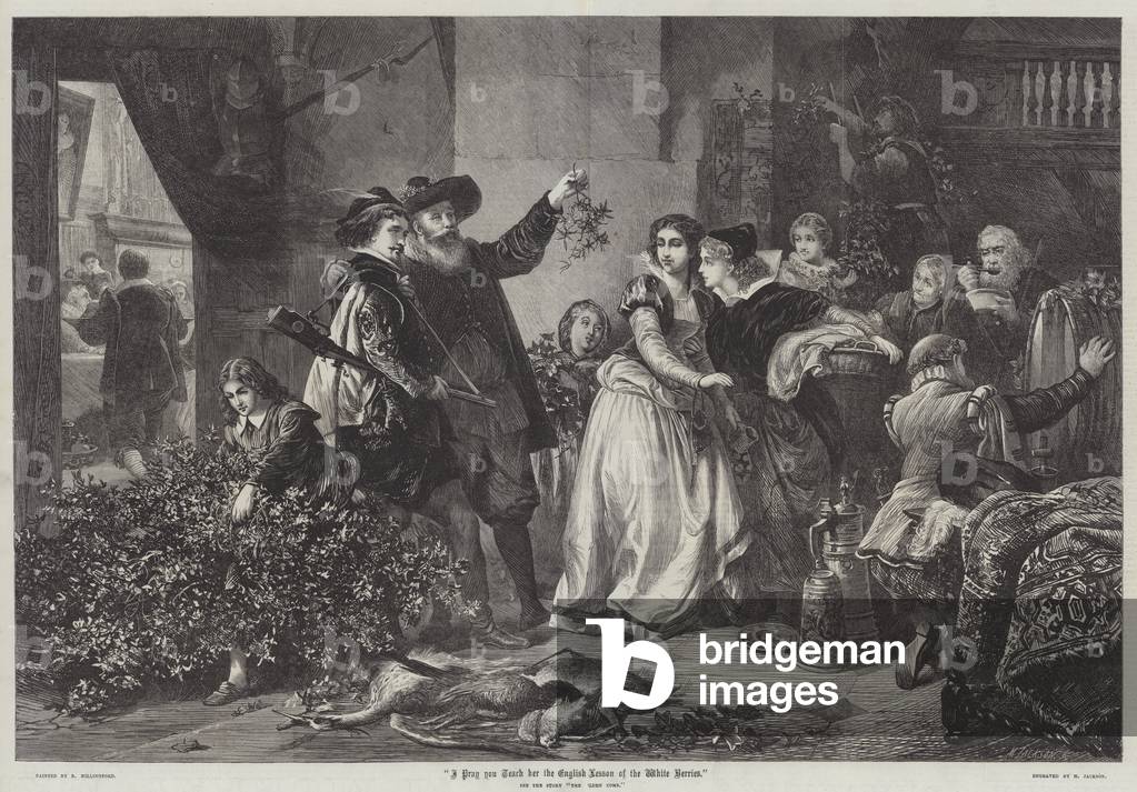 I Pray you Teach her the English Lesson of the White Berries (engraving)