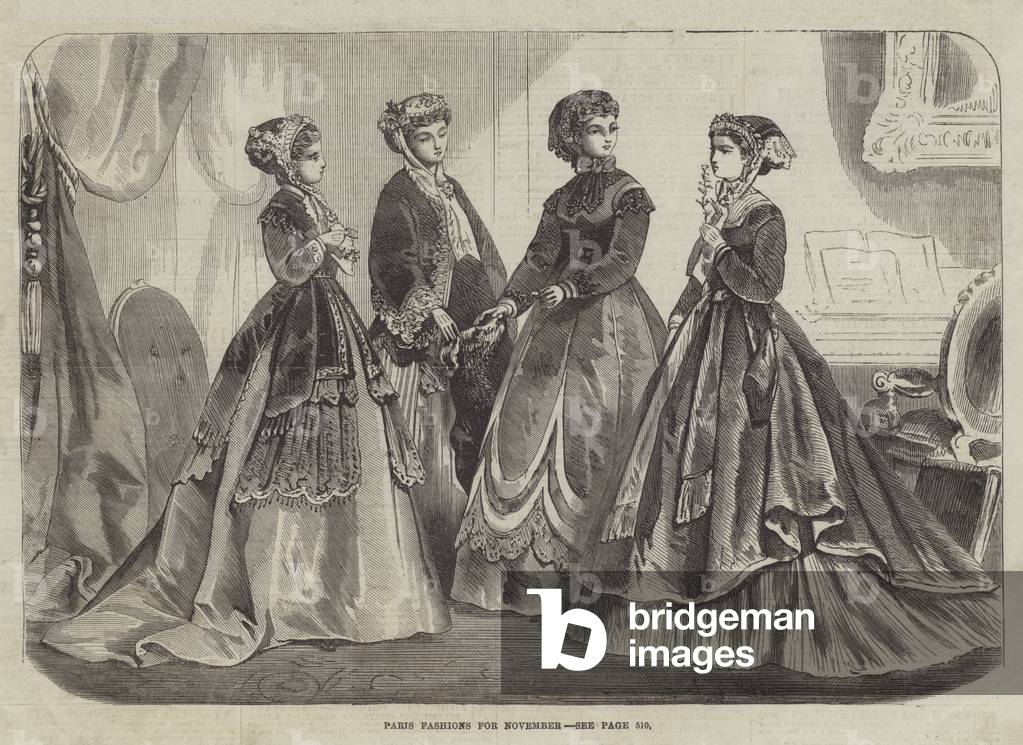 Paris Fashions for November (engraving)