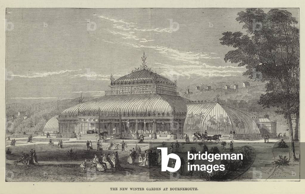 The New Winter Garden at Bournemouth (engraving)