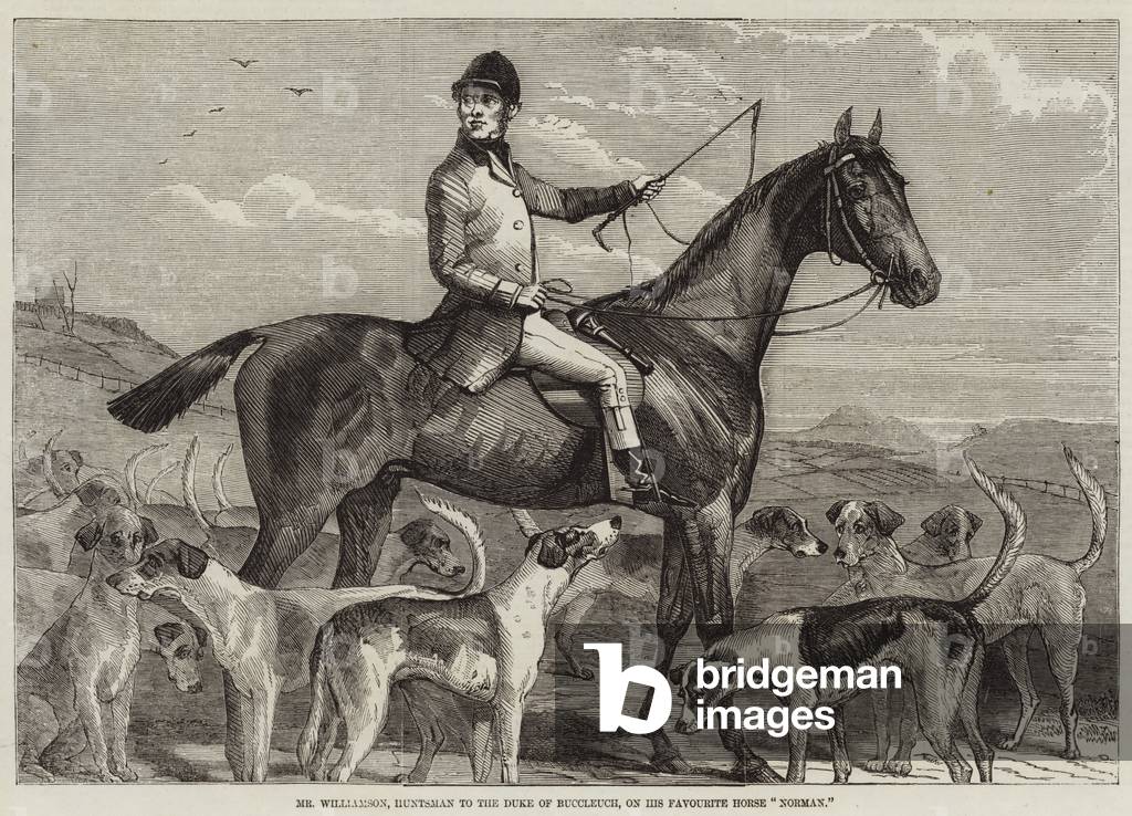 Mr Williamson, Huntsman to the Duke of Buccleuch, on his Favourite Horse 