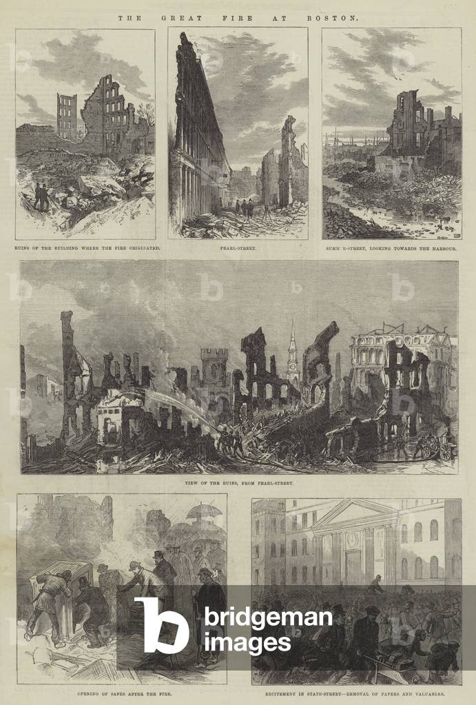 The Great Fire at Boston (engraving)