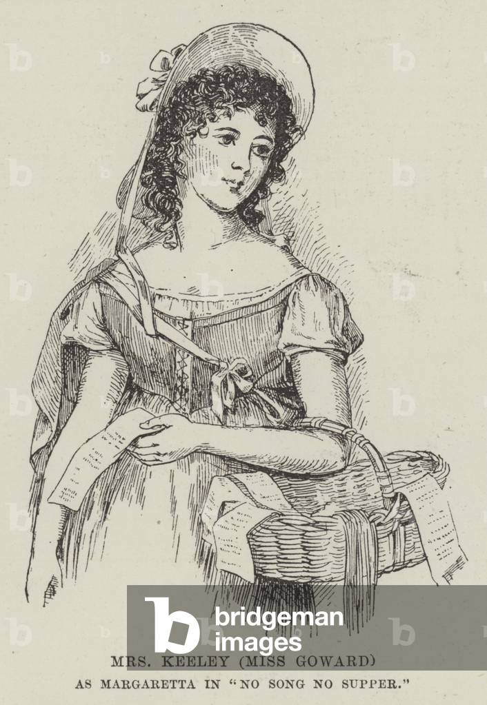 Mrs Keeley (Miss Goward) as Margaretta in 