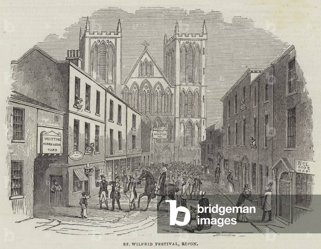 St Wilfrid Festival, Ripon (engraving)