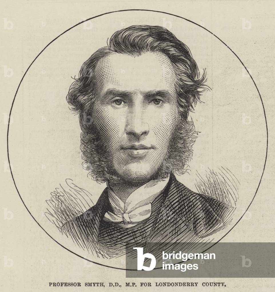 Professor Smyth, DD, MP for Londonderry County (engraving)