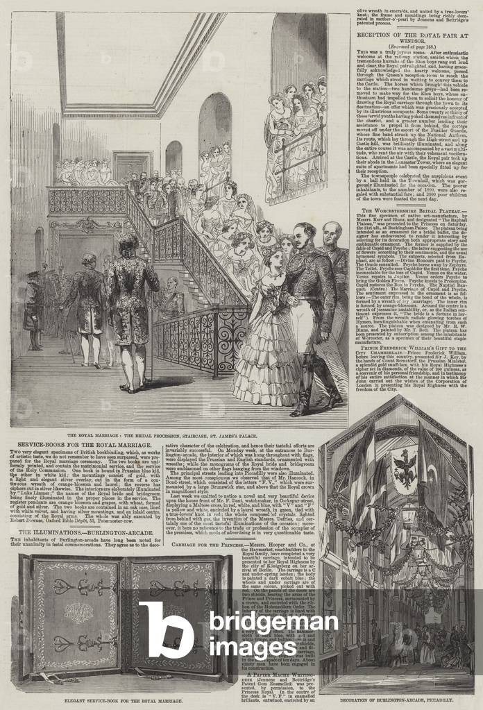 Royal Wedding of Victoria, Princess Royal, and Frederick III of Germany (engraving)