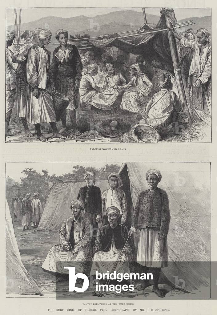 The Ruby Mines of Burmah (engraving)