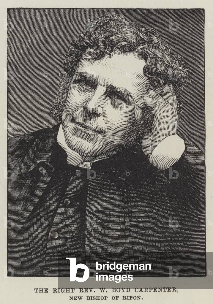 The Right Reverend W Boyd Carpenter, New Bishop of Ripon (engraving)