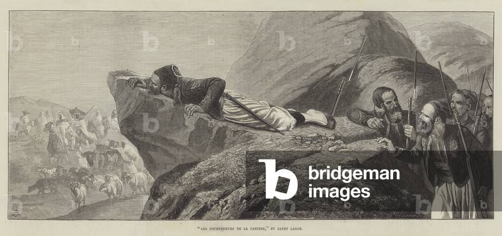 Les Pourvoyeurs de la Cantine (engraving)