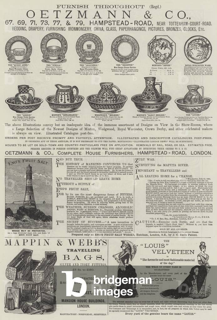 Page of Advertisements (engraving)