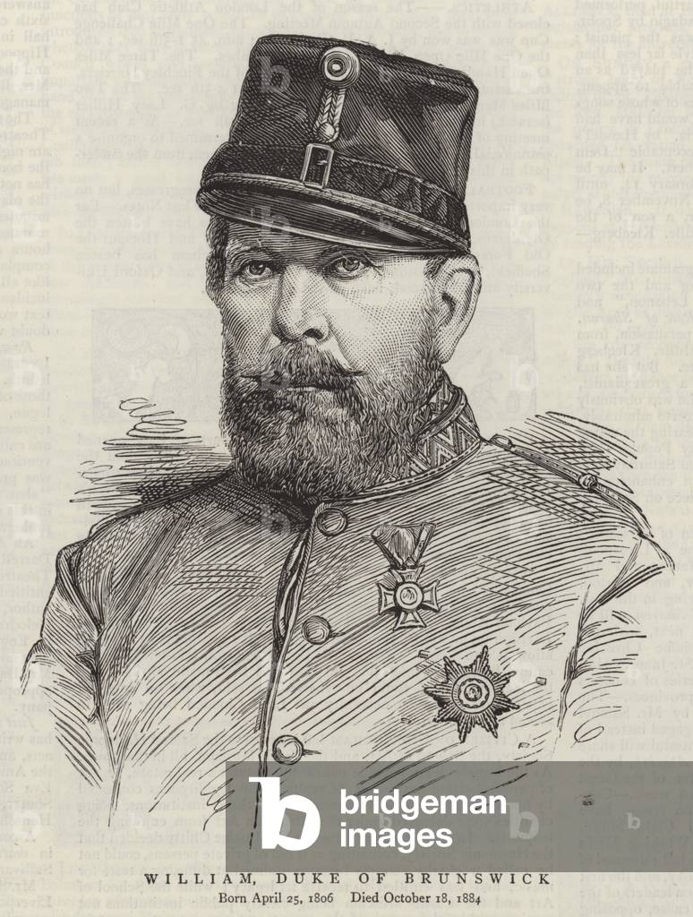 William, Duke of Brunswick (engraving)