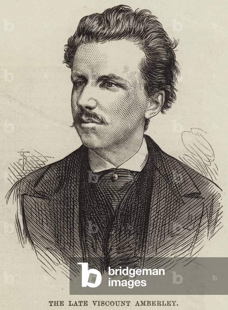 The Late Viscount Amberley (engraving)