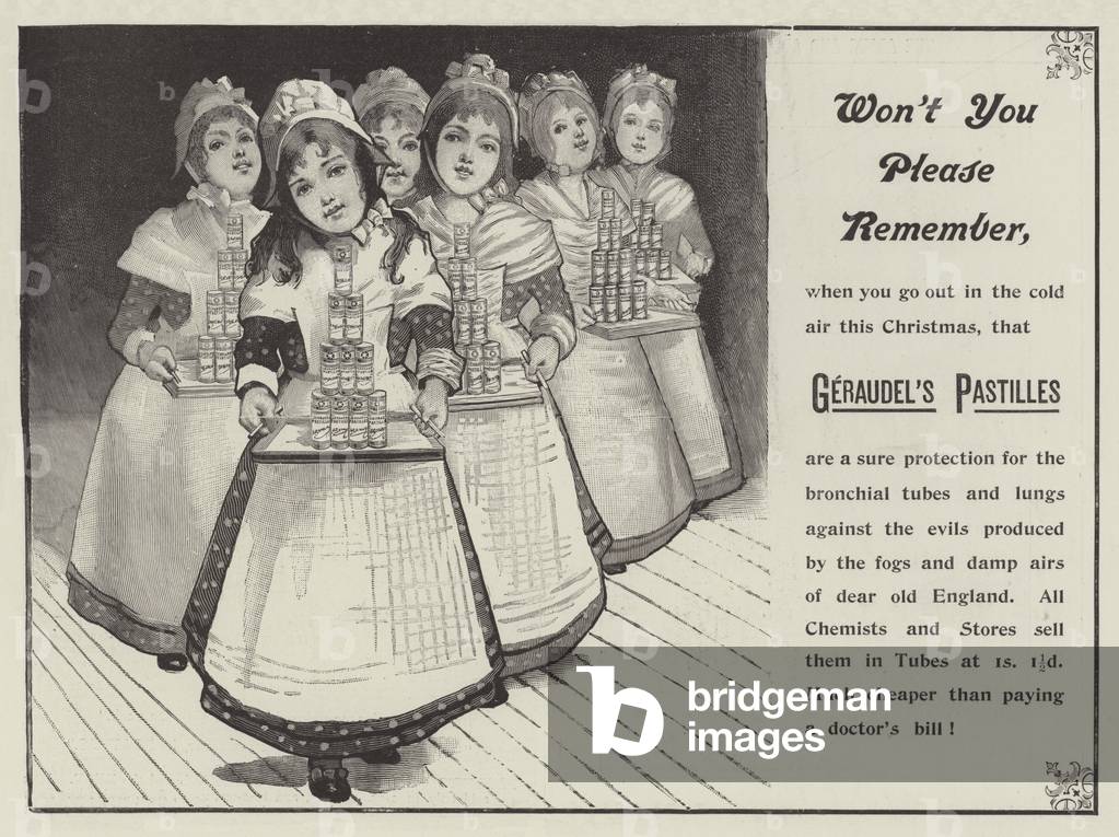Advertisement, Geraudel's Pastilles (engraving)