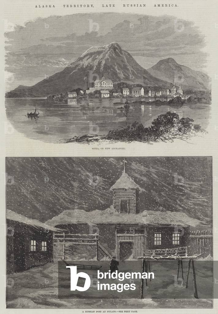 Alaska Territory, late Russian America (engraving)