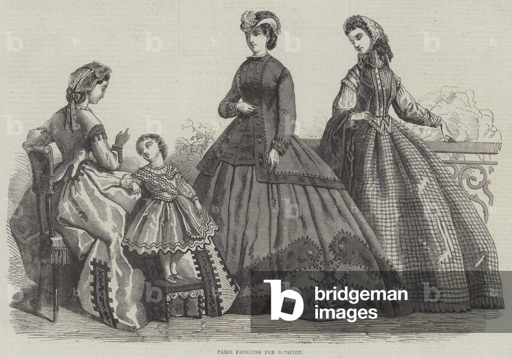 Paris Fashions for October (engraving)